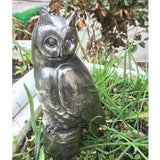 Maxbell Resin Craft Garden Sculpture Owl Statue Home Lawn Ornaments 10 x 7 x 20 cm