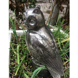 Maxbell Resin Craft Garden Sculpture Owl Statue Home Lawn Ornaments 10 x 7 x 20 cm