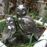Maxbell Resin Craft Garden Sculpture Owl Statue Home Lawn Ornaments 10 x 7 x 20 cm