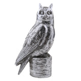 Maxbell Resin Craft Garden Sculpture Owl Statue Home Lawn Ornaments 10 x 7 x 20 cm