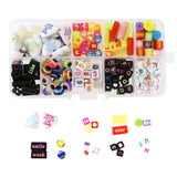 Maxbell 220 Pieces Alphabet Beads DIY Letter Beads For Jewelry Craft Colored Letters