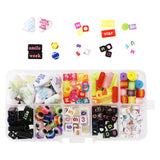 Maxbell 220 Pieces Alphabet Beads DIY Letter Beads For Jewelry Craft Colored Letters