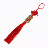 Maxbell Hand-knitted chinese knot charms pendants lucky coins for decoration 250mm