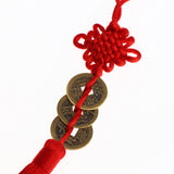 Maxbell Hand-knitted chinese knot charms pendants lucky coins for decoration 250mm