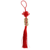 Maxbell Hand-knitted chinese knot charms pendants lucky coins for decoration 250mm