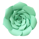 Maxbell Rose Paper Flower Backdrop Wall DIY Birthday Wedding Party Decor DIY Light Green