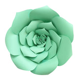 Maxbell Rose Paper Flower Backdrop Wall DIY Birthday Wedding Party Decor DIY Light Green