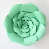 Maxbell Rose Paper Flower Backdrop Wall DIY Birthday Wedding Party Decor DIY Light Green