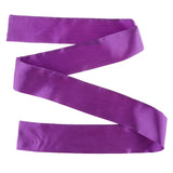 Maxbell Soft Silk Satin Eye Mask Blindfold Ribbon Patch Unisex Adult Game Purple