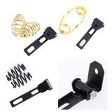 Maxbell Universal Motorcycle Spring Seat Cushion Brackets Riser Mounts Golden