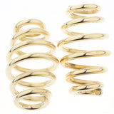 Maxbell Universal Motorcycle Spring Seat Cushion Brackets Riser Mounts Golden