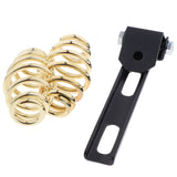 Maxbell Universal Motorcycle Spring Seat Cushion Brackets Riser Mounts Golden