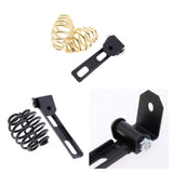 Maxbell Universal Motorcycle Spring Seat Cushion Brackets Riser Mounts Golden