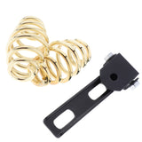 Maxbell Universal Motorcycle Spring Seat Cushion Brackets Riser Mounts Golden