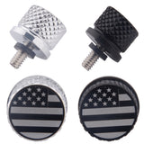 Maxbell 1 Piece Motorcycle Seat Bolt Nuts Seat Aluminum Screw for Harley Black