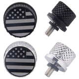 Maxbell 1 Piece Motorcycle Seat Bolt Nuts Seat Aluminum Screw for Harley Black