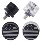 Maxbell 1 Piece Motorcycle Seat Bolt Nuts Seat Aluminum Screw for Harley Black