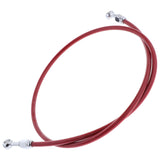 Maxbell Red Stainless Steel Universal Braid Oil Brake Line -110cm/43.3inch