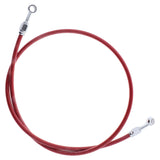 Maxbell Red Stainless Steel Universal Braid Oil Brake Line -110cm/43.3inch