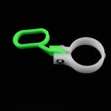 Maxbell Motorcycle Odometer Gauge Cable Holder Oil Fuel Pipe Tube Clip Clamp  Green