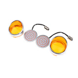 Maxbell 2x Motorcycle LED Amber Front Turn Signal Lights Indicators for Harley