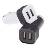 Maxbell Dual USB Fast Quick Car Charger 3.1A Rechargable Flameless lighter Black