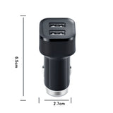 Maxbell Dual USB Fast Quick Car Charger 3.1A Rechargable Flameless lighter Black