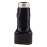 Maxbell Dual USB Fast Quick Car Charger 3.1A Rechargable Flameless lighter Black