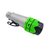 Maxbell Motorcycle Exhaust Muffler Heat Resistant Protector with Locking Ties Green
