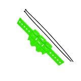 Maxbell Motorcycle Exhaust Muffler Heat Resistant Protector with Locking Ties Green