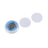 Maxbell Waterproof Motorcycle Digital Clock Motorbike Stick-On Mount Watch Blue