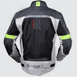 Maxbell Motorcycle Racing Riding Jacket with Removable Protective Pads M