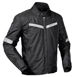 Maxbell Black Motorcycle Racing Riding Jacket with Removable Protective Pads XL