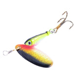 Maxbell 1 Pack Colorful Sequins Baits Spinnerbait with Treble Hook Freshwater 02