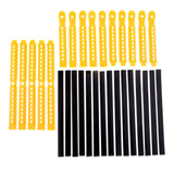 Maxbell 5 Pcs Fishing Line Board Winding Boards Fishing Rod Accessories  Yellow