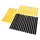 Maxbell 5 Pcs Fishing Line Board Winding Boards Fishing Rod Accessories  Yellow