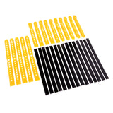 Maxbell 5 Pcs Fishing Line Board Winding Boards Fishing Rod Accessories  Yellow