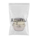 Maxbell Empty Plastic Cosmetic Butter Face Cream Jars Pots Refillable Containers 30g