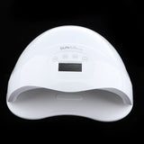 Maxbell 48W LED UV Nail Dryer Curing Lamp for Fingernail Gel Based Polish Drying EU White