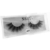 Maxbell 1 Pairs Beauty Natural Makeup Handmade Messy Style Long False Eye Lashes #34