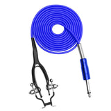 Maxbell 1.8m Silicone Cover Copper Wire Tattoo Machine Power Supply Tattoo Clip Cord Blue