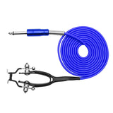 Maxbell 1.8m Silicone Cover Copper Wire Tattoo Machine Power Supply Tattoo Clip Cord Blue