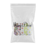 Maxbell 5 Pieces Washable Bamboo Cloth Reusable Menstrual Sanitary Regular 8 inch S 16-20#