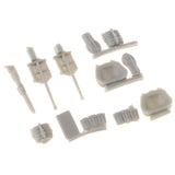 Maxbell 1:35 Scale Resin Kettle & Magazine Clip Model DIY Soldier Scene Accessories