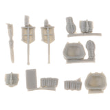 Maxbell 1:35 Scale Resin Kettle & Magazine Clip Model DIY Soldier Scene Accessories