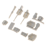 Maxbell 1:35 Scale Resin Kettle & Magazine Clip Model DIY Soldier Scene Accessories
