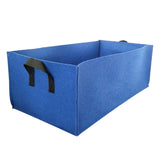 Maxbell Black Thickened Felt Non-woven Plant Grow Bags Potato Container Blue_M