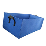 Maxbell Black Thickened Felt Non-woven Plant Grow Bags Potato Container Blue_M