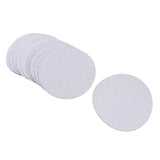 Maxbell 5inch Sand Disk Polish Grind Pad White Sandpaper Sheet 80-800Grit 100Grit