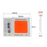 Maxbell Led Chip Grow Full Spectrum 380nm-840nm For Indoor Led Grow Light  50W